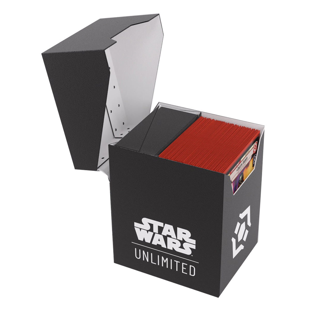 Gamegenic Star Wars Unlimited Soft Crate Deck Box - Black/White - Deck Boxes - 5