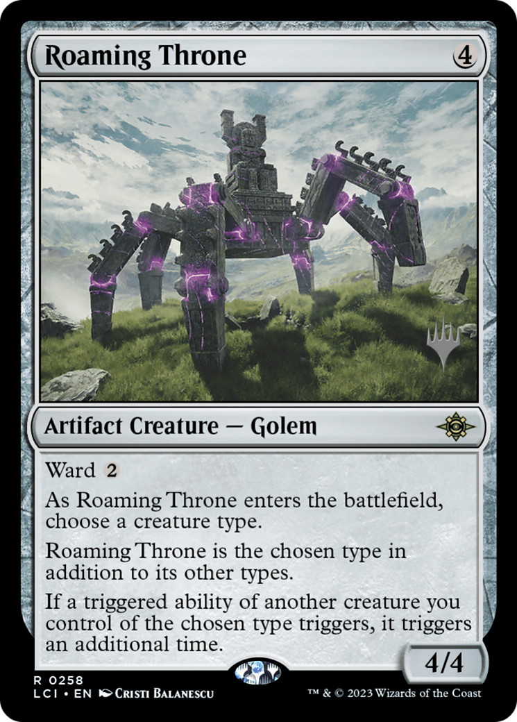 Roaming Throne (PPLCI-258P) - The Lost Caverns of Ixalan Promos - Magic The Gathering - Single Cards
