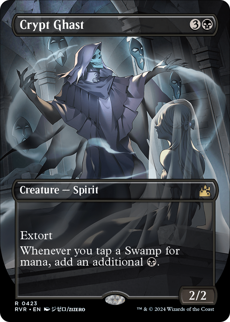 Crypt Ghast (Anime Borderless) (RVR-423) - Ravnica Remastered - Magic The Gathering - Single Cards