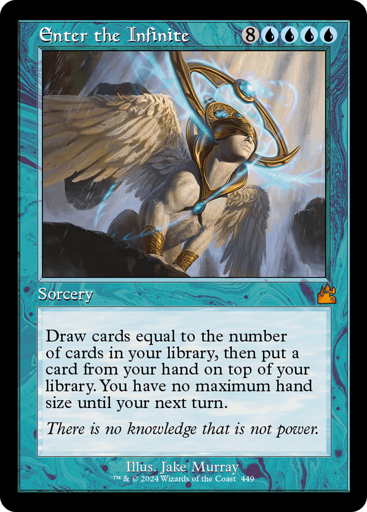Enter the Infinite (Retro Frame) (RVR-449) - Ravnica Remastered - Magic The Gathering - Single Cards