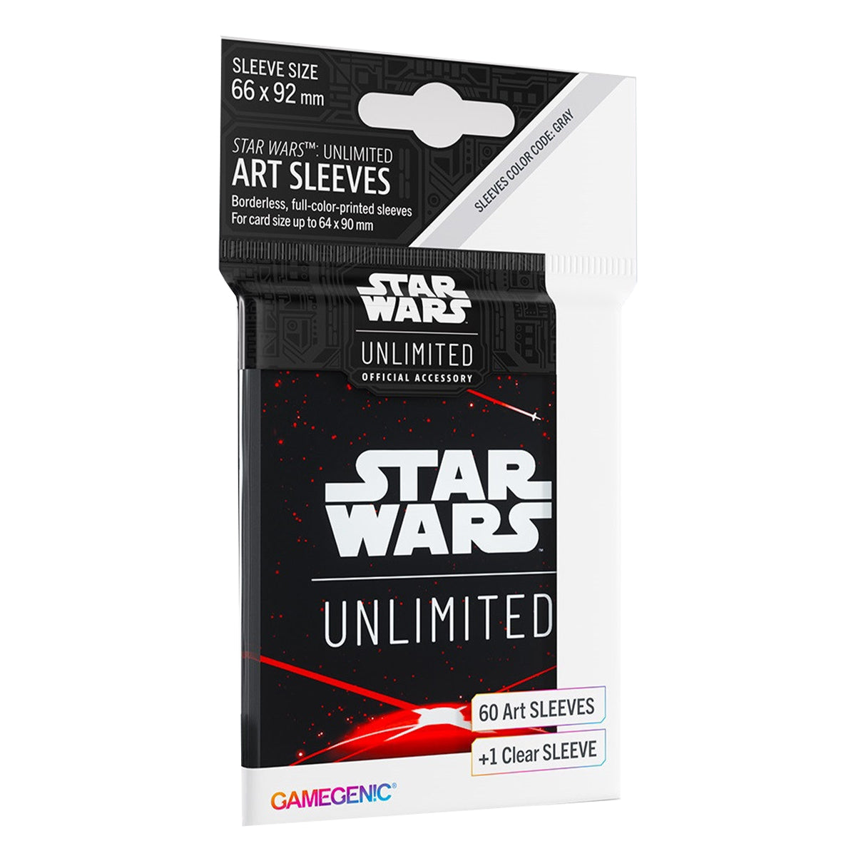 Gamegenic Star Wars Unlimited Art Sleeves - Space Red - Sleeves