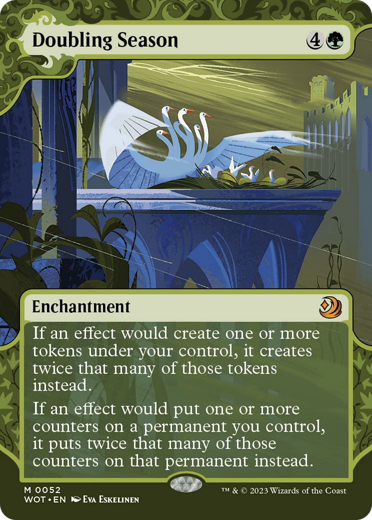 Doubling Season (WOT-052) - Wilds of Eldraine: Enchanting Tales - Magic The Gathering - Single Cards