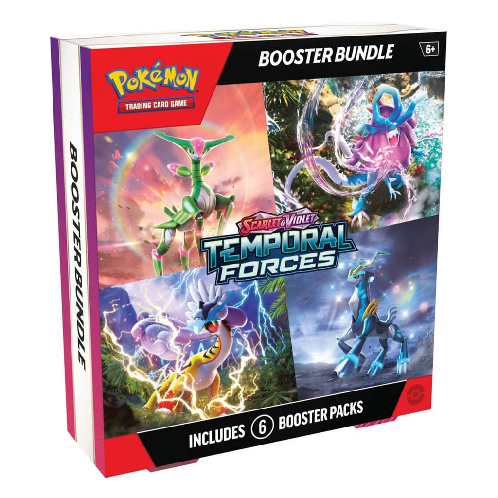 Scarlet & Violet Temporal Forces Booster Bundle POKEMON TCG - Trading Card Games