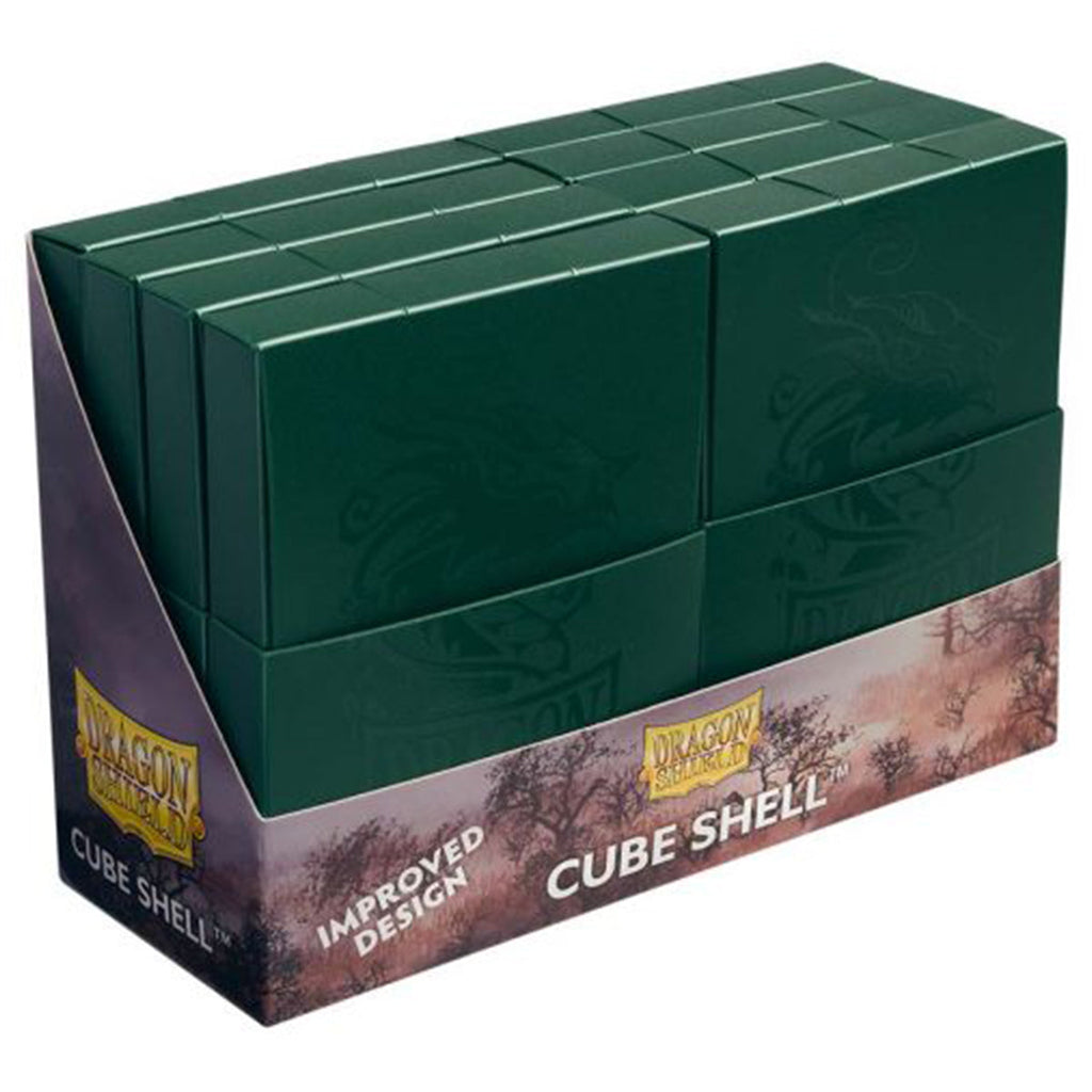 Dragon Shield Cube Shell Deck Box Forest Green - Deck Boxes