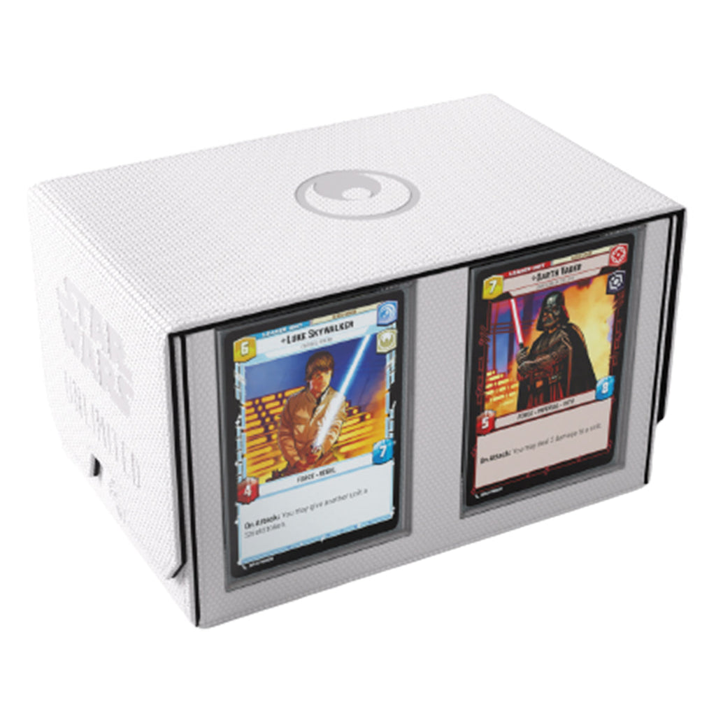 Gamegenic Star Wars Unlimited Double Deck Pod - White/Black - Deck Boxes - 3