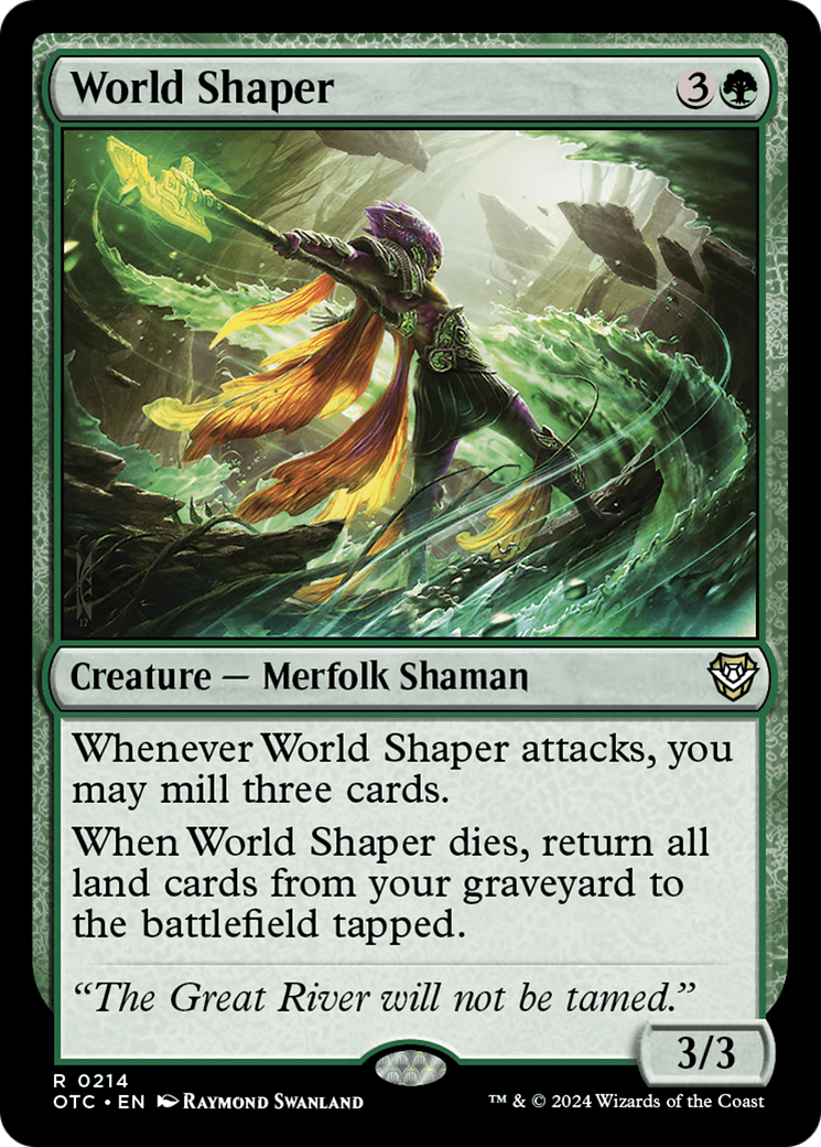 World Shaper (OTC-214) - Outlaws of Thunder Junction Commander - Magic The Gathering - Single Cards