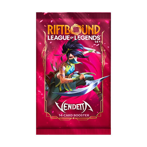 Riftbound League of Legends TCG Vendetta Single Booster Pack - Trading Card Games - 2