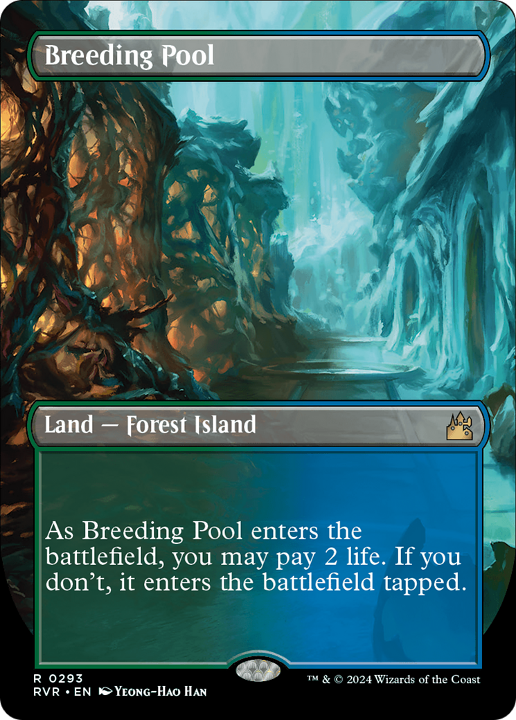 Breeding Pool (Borderless) (RVR-293) - Ravnica Remastered - Magic The Gathering - Single Cards