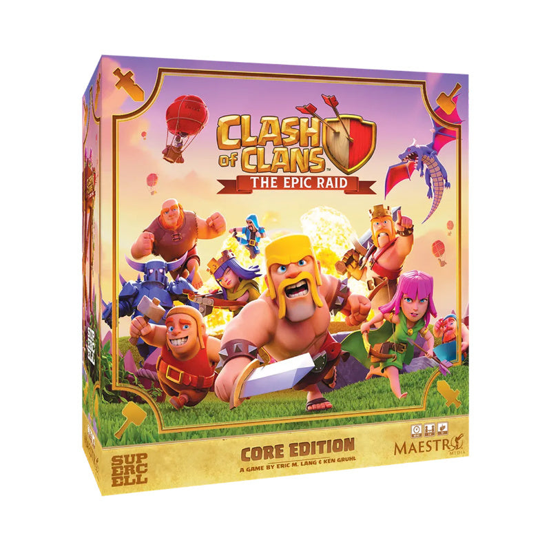 Clash of Clans The Epic Raid Extra Mustache Tier (Core Edition + Kickstarter Pack) - Board Games - 2