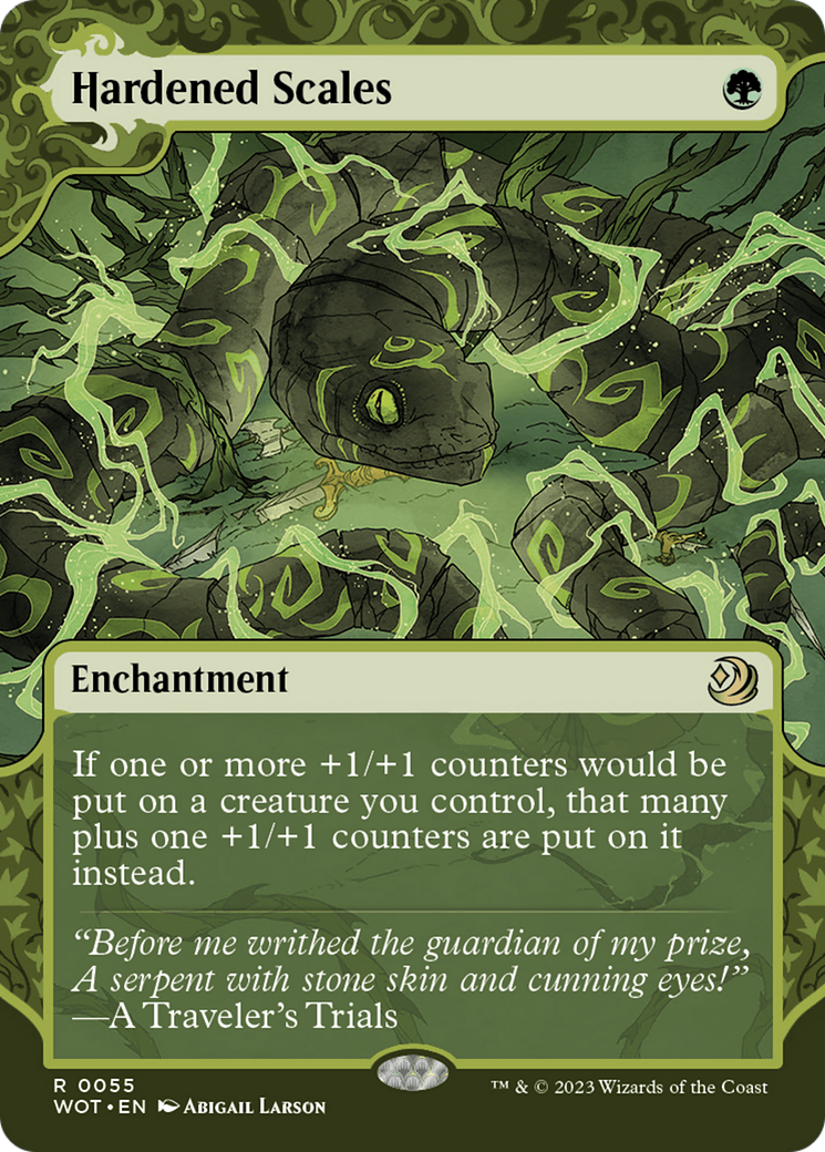 FOIL Hardened Scales (WOT-055) - Wilds of Eldraine: Enchanting Tales - Magic The Gathering - Single Cards