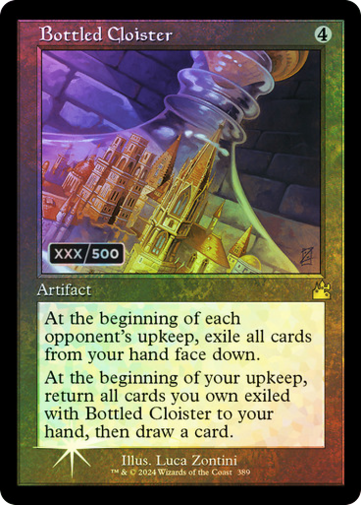 FOIL Bottled Cloister (Retro Frame) (Serial Numbered) (RVR-389) - Ravnica Remastered - Magic The Gathering - Single Cards