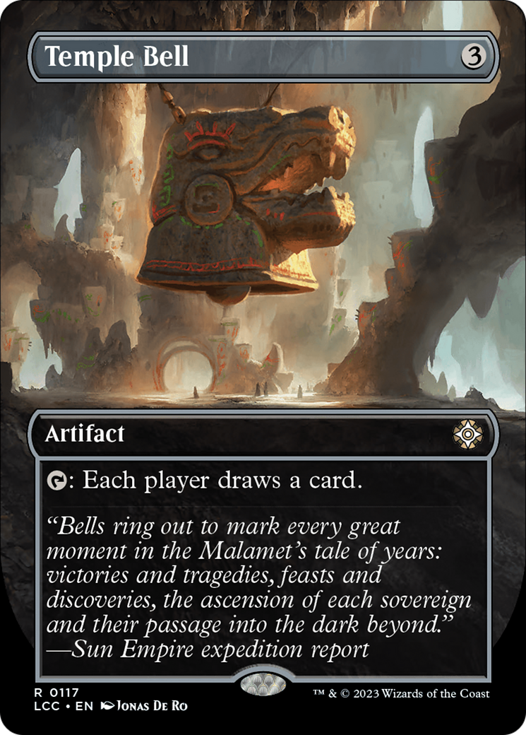 Temple Bell (Borderless) (LCC-117) - The Lost Caverns of Ixalan Commander - Magic The Gathering - Single Cards