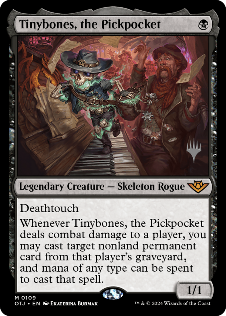 Tinybones, the Pickpocket (PPOTJ-109P) - Outlaws of Thunder Junction Promos - Magic The Gathering - Single Cards