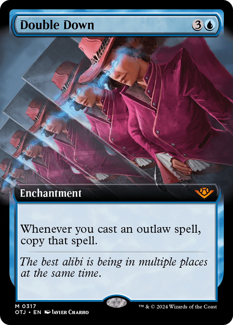 Double Down (Extended Art) (OTJ-317) - Outlaws of Thunder Junction - Magic The Gathering - Single Cards