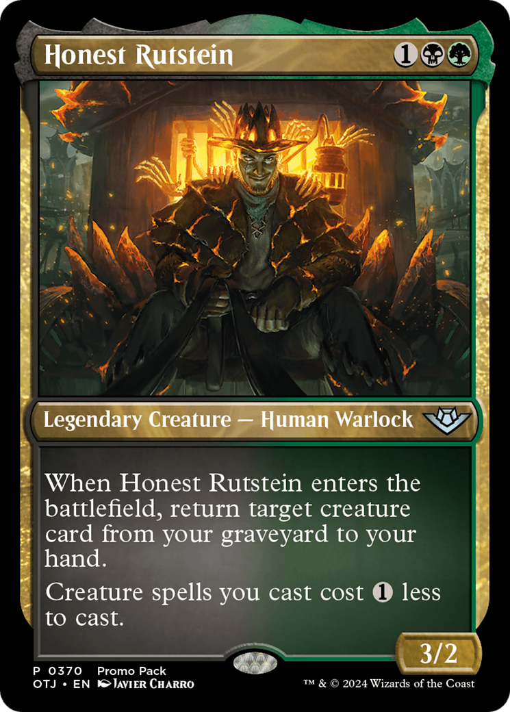 FOIL Honest Rutstein (PPOTJ-370) - Outlaws of Thunder Junction - Magic The Gathering - Single Cards