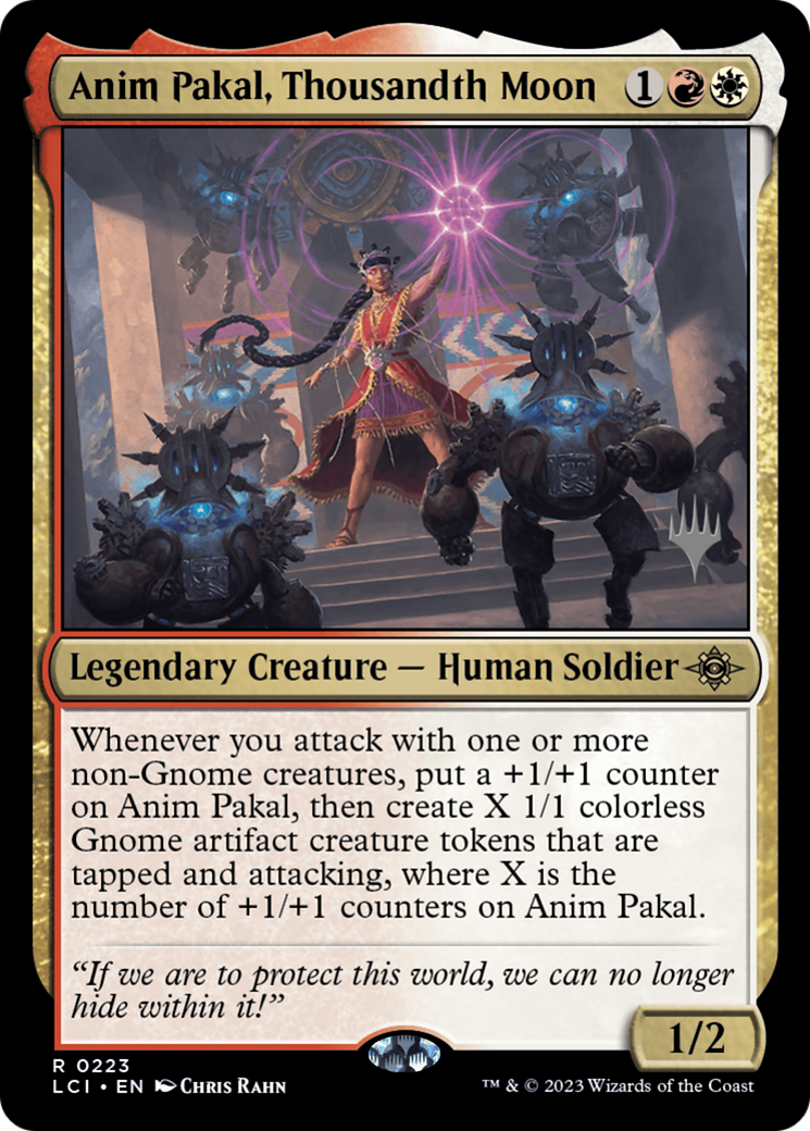 FOIL Anim Pakal, Thousandth Moon (PPLCI-223P) - The Lost Caverns of Ixalan Promos - Magic The Gathering - Single Cards