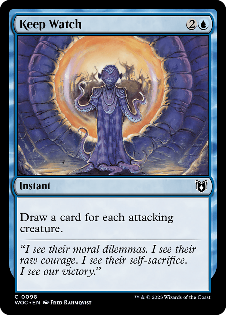 Keep Watch (WOC-098) - Wilds of Eldraine Commander - Magic The Gathering - Single Cards