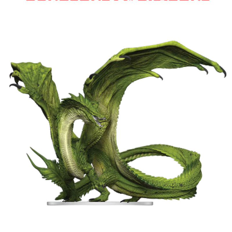 D&D Icons of the Realms Adult Green Dragon Deceiver - Miniatures - 2