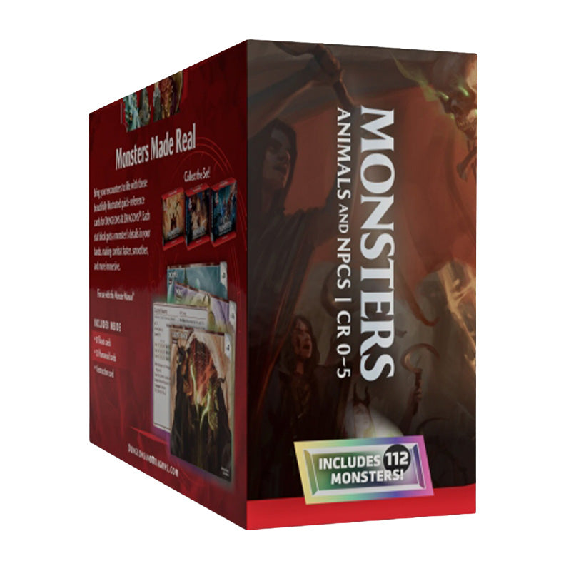 D&D Monsters Animals and NPCs Reference Cards - Role Playing Games - 3