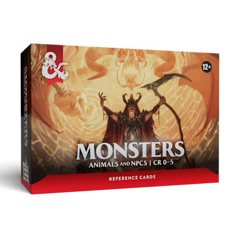 D&D Monsters Animals and NPCs Reference Cards - Role Playing Games - 2