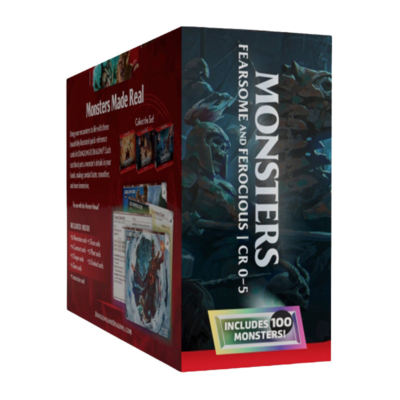 D&D Monsters Fearsome and Ferocious Reference Cards - Role Playing Games - 3