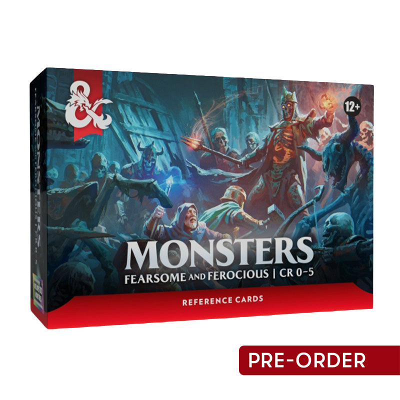 D&D Monsters Fearsome and Ferocious Reference Cards - Role Playing Games