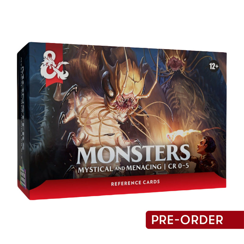 D&D Monsters Mystical and Menacing Reference Cards - Role Playing Games