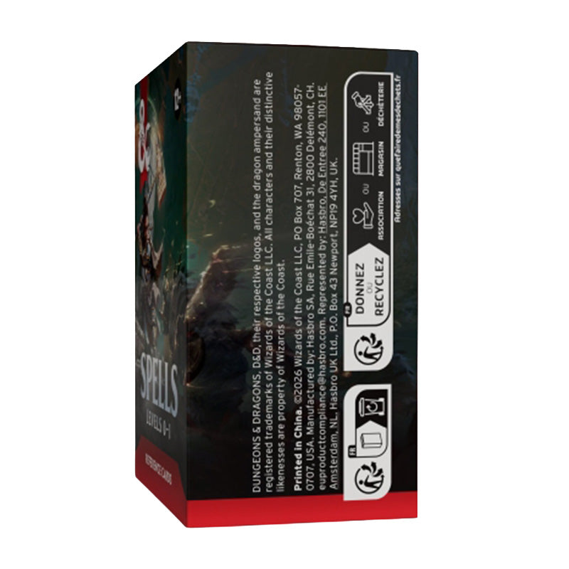 D&D Spells Levels 0-1 Reference Cards - Role Playing Games - 4
