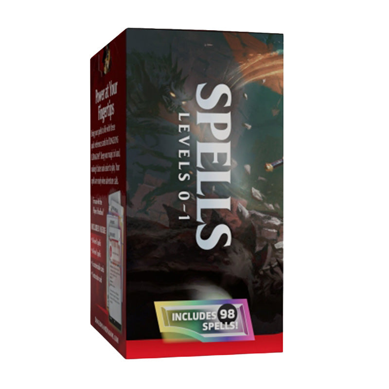 D&D Spells Levels 0-1 Reference Cards - Role Playing Games - 3