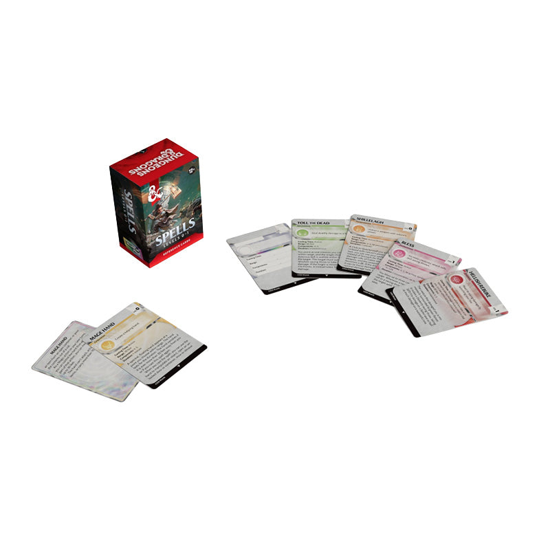 D&D Spells Levels 0-1 Reference Cards - Role Playing Games - 5
