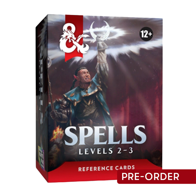 D&D Spells Levels 2-3 Reference Cards - Role Playing Games