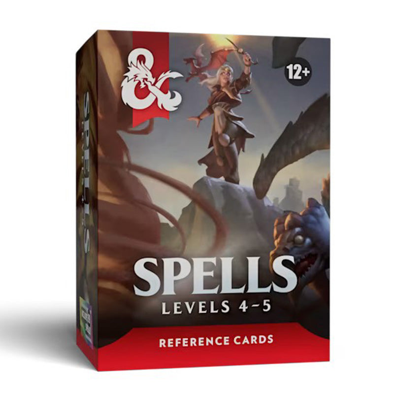 D&D Spells Levels 4-5 Reference Cards - Role Playing Games - 2