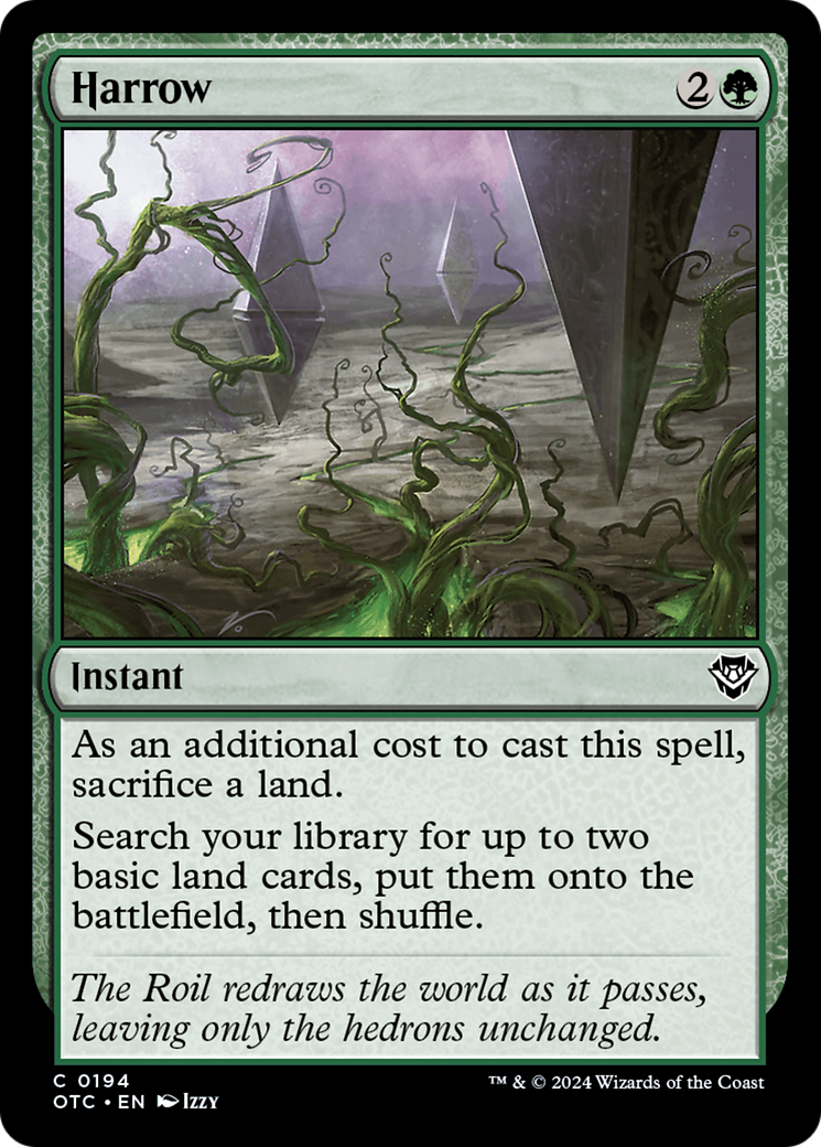 Harrow (OTC-194) - Outlaws of Thunder Junction Commander - Magic The Gathering - Single Cards