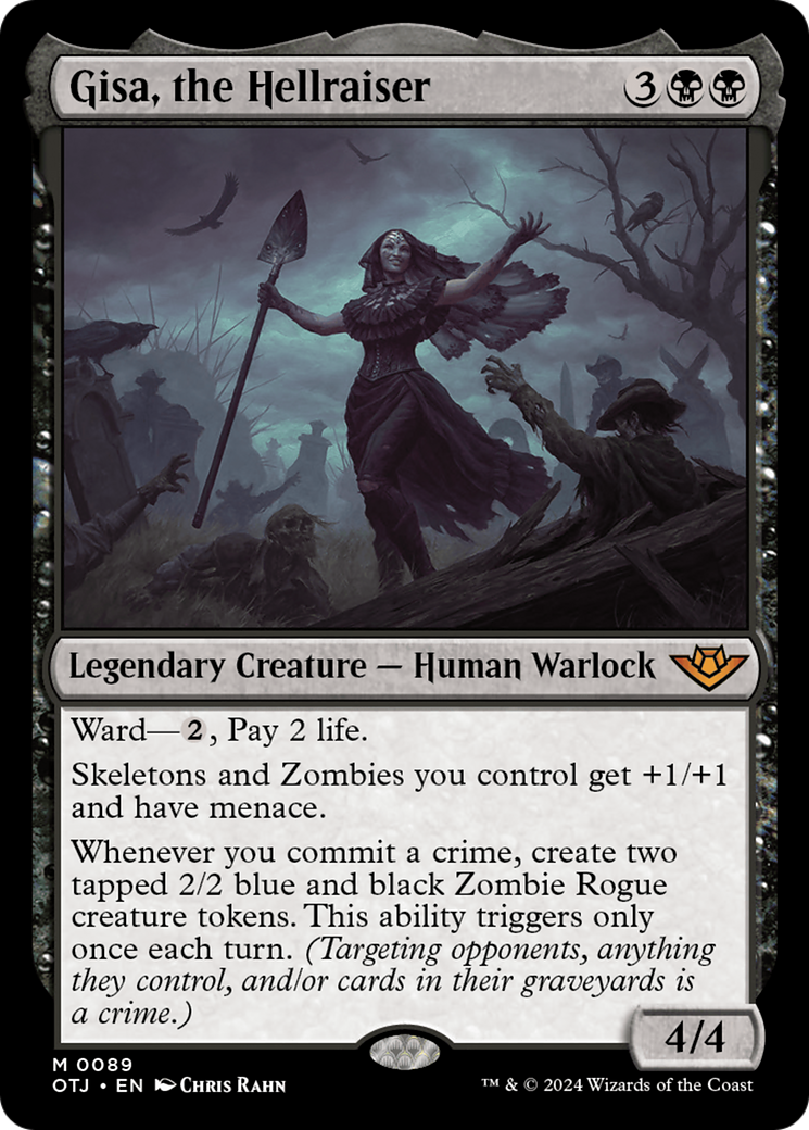 FOIL Gisa, the Hellraiser (OTJ-089) - Outlaws of Thunder Junction - Magic The Gathering - Single Cards