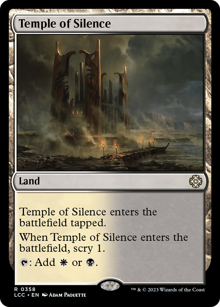 Temple of Silence (LCC-358) - The Lost Caverns of Ixalan Commander - Magic The Gathering - Single Cards