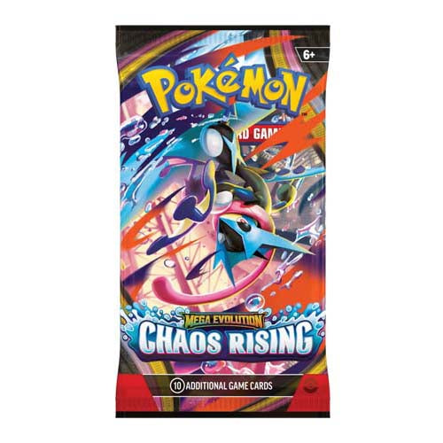 Pokemon TCG Mega Evolution Chaos Rising Single Booster Pack - Trading Card Games - 3