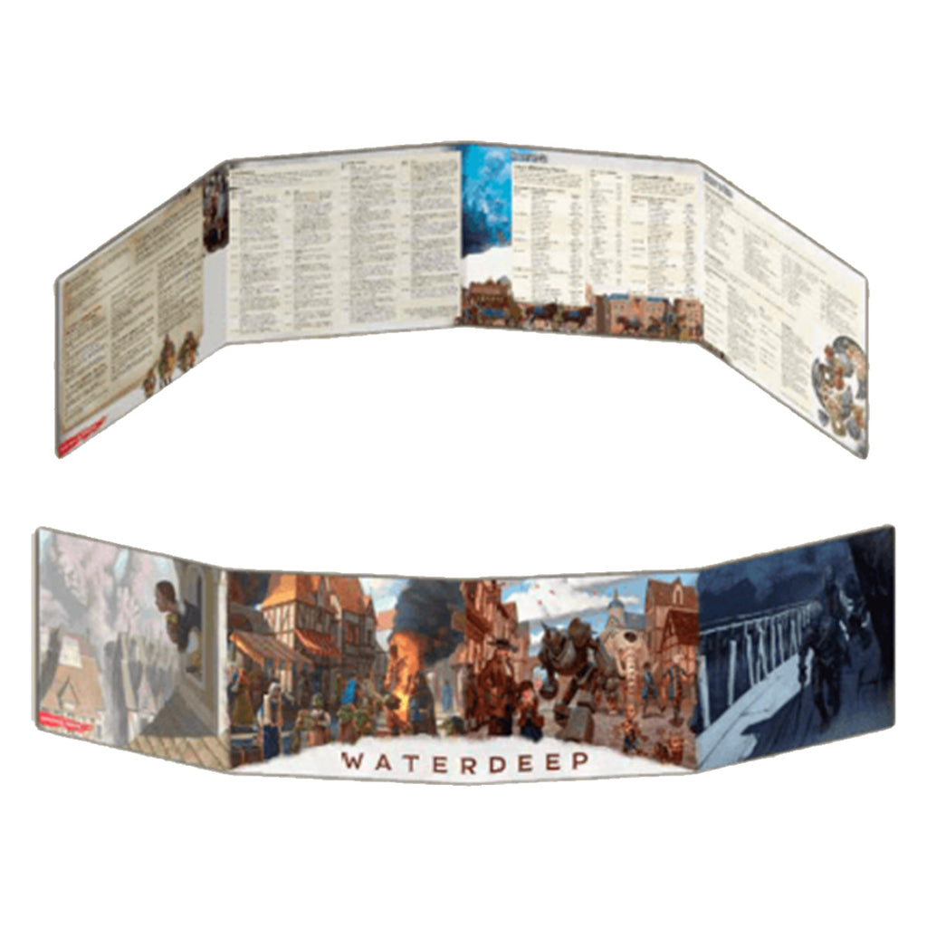 D&D Waterdeep Dragon Heist DM Screen - Role Playing Games