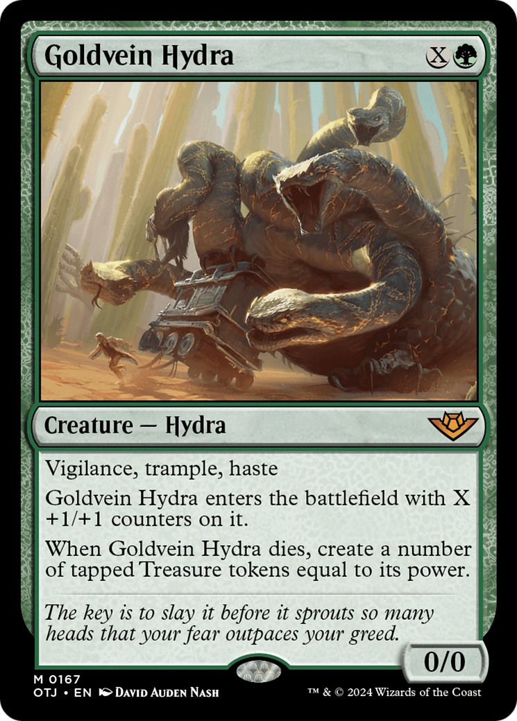 Goldvein Hydra (OTJ-167) - Outlaws of Thunder Junction - Magic The Gathering - Single Cards