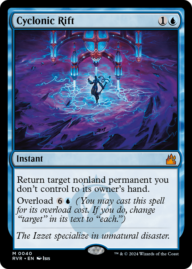Cyclonic Rift (RVR-040) - Ravnica Remastered - Magic The Gathering - Single Cards