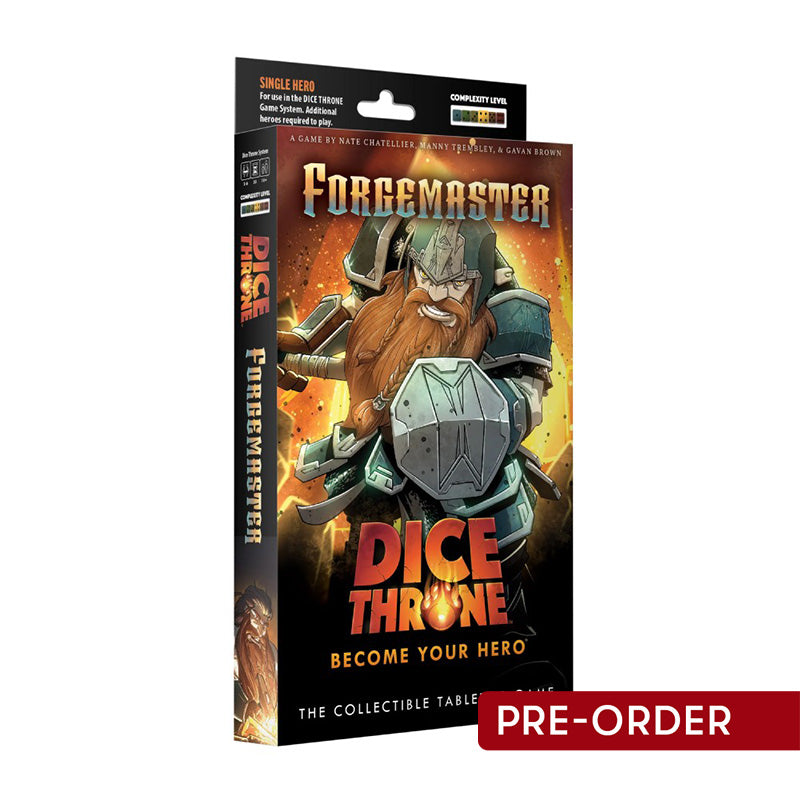 Dice Throne Forgemaster Single Hero - Board Games