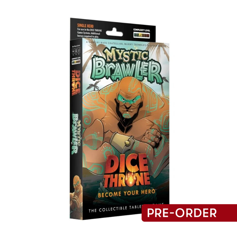 Dice Throne Mystic Brawler Single Hero - Board Games