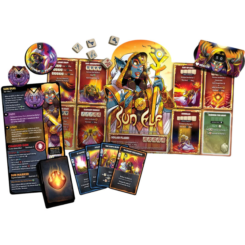 Dice Throne Sun Elf Single Hero - Board Games - 3