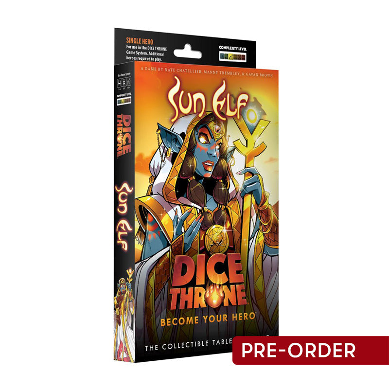 Dice Throne Sun Elf Single Hero - Board Games