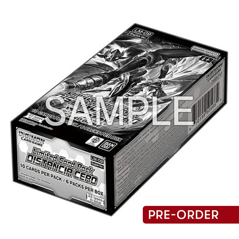 Digimon Card Game Distancia Cero LM-09 Limited Card Pack Booster Box - Trading Card Games