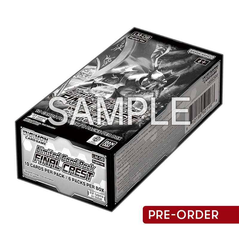 Digimon Card Game Final Crest LM08 Limited Card Pack Booster Box - Trading Card Games