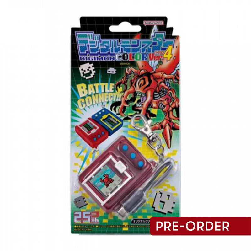 DIGIMON - COLOUR ORIGINAL VER. 4 - CLEAR RED - Toys