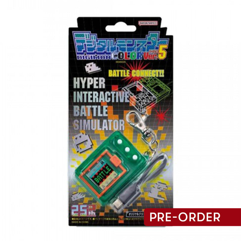 DIGIMON - COLOUR ORIGINAL VER. 5 - CLEAR GREEN - Toys
