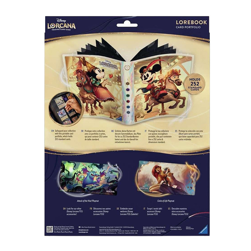 Disney Lorcana TCG Series 13 Attack of the Vine Portfolio Iconic Mickey Minnie - Binders - 5