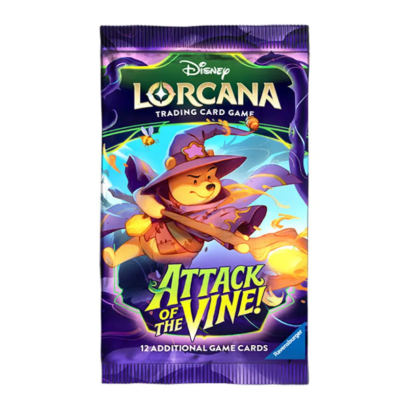 Disney Lorcana TCG Series 13 Attack of the Vine Single Booster Pack - Trading Card Games - 4