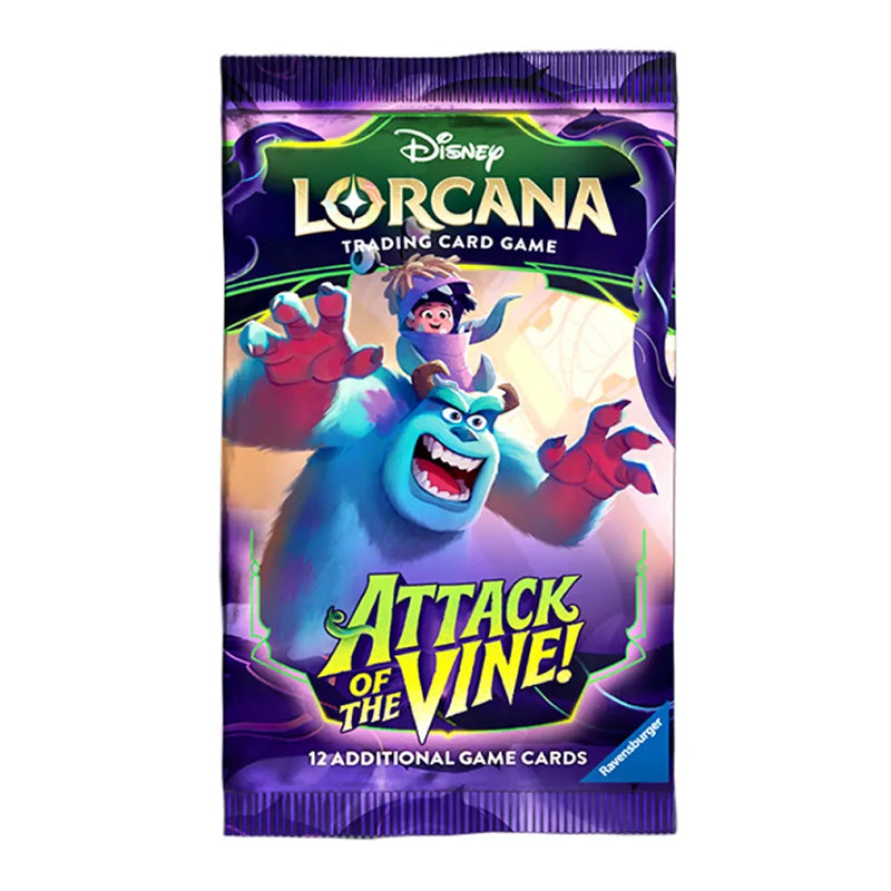 Disney Lorcana TCG Series 13 Attack of the Vine Single Booster Pack - Trading Card Games - 2